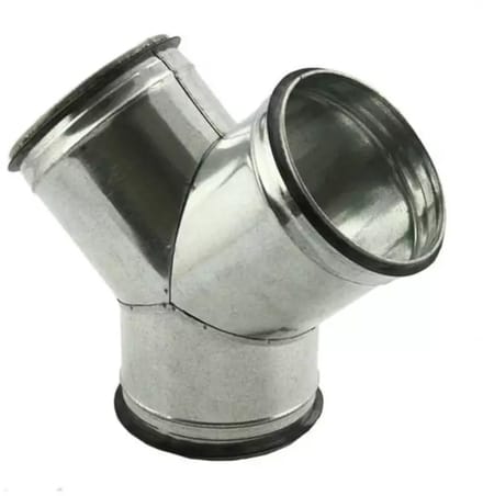 Broekstuk 45Â° Ã˜ 80mm - 80mm voor spirobuis