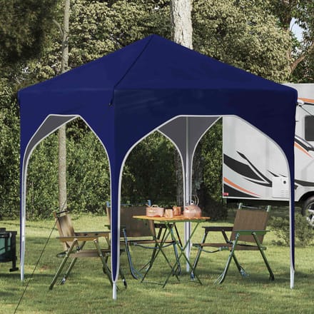 vidaXL - Pop-up - Feesttent - 194 - x - 194 - x - 245 - cm - Blauw