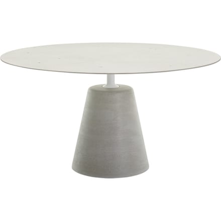 MDF Italia Rock Tafel - wit - Ø140