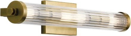 Kichler LED Wandlamp Azores | 4X E14 Max 40W | IP44 | Natural Brass