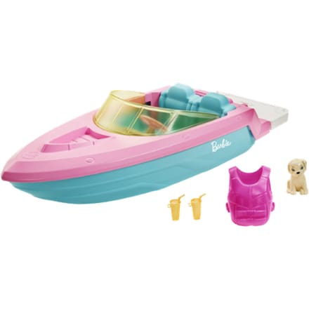 Barbie-boot Met puppy en Accessoires