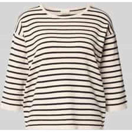 Gebreide pullover met 3/4-mouwen