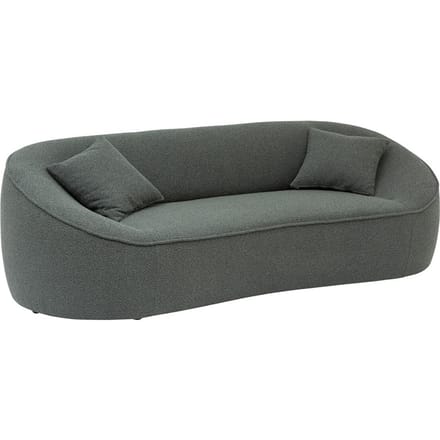 Eazy Living Bouclé 3-zitsbank Odil Groen