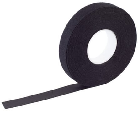 PRO Klettband, 16mm, schwarz, 10m