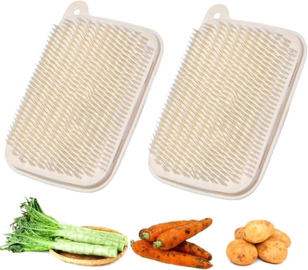Cuhostki-2-Stuks-Multifunctioneel-Reinigend-Voedingskwaliteit-Fruit-Groenteborstel-Crèmegeel-Allround-Reinigingsgereedschap