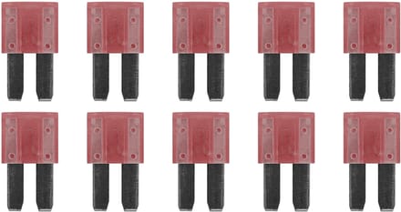 ProRide Steekzekeringen Micro 2 - 10A - Rood - Geschikt voor auto, boot en camper - 10 stuks