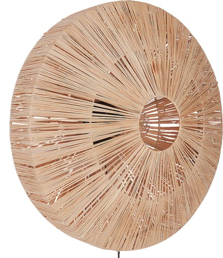 LUMUT - Wandlamp - Naturel - Stro