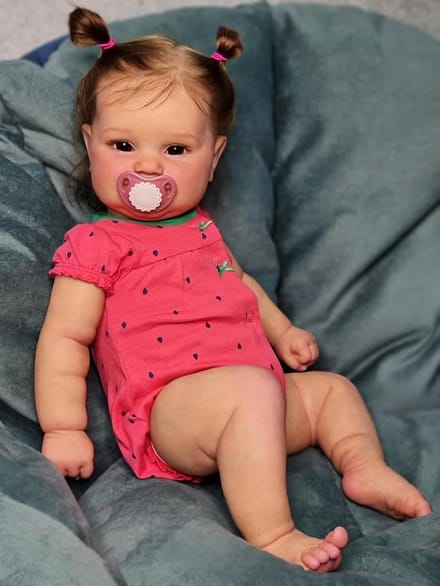 Levensechte Reborn Baby Pop 50cm Realistisch Siliconen Pasgeboren Pop Meisje