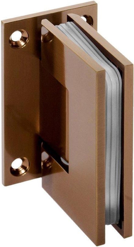 Saniclass Create Douchedeur - 90x200cm - profielloos - antikalk - 8mm veiligheidsglas - koper