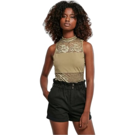Urban Classics - Laces Bodysuit - S - Groen