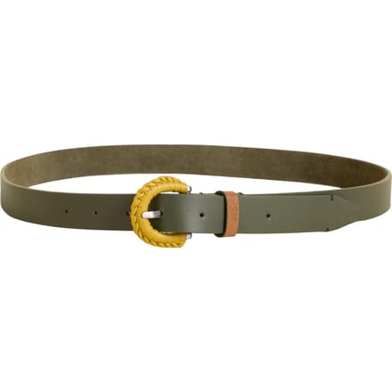 White Stuff Woven Buckle Belt Khaki Green Größe: M/L | Gürtel Outlet | Herren | Braun