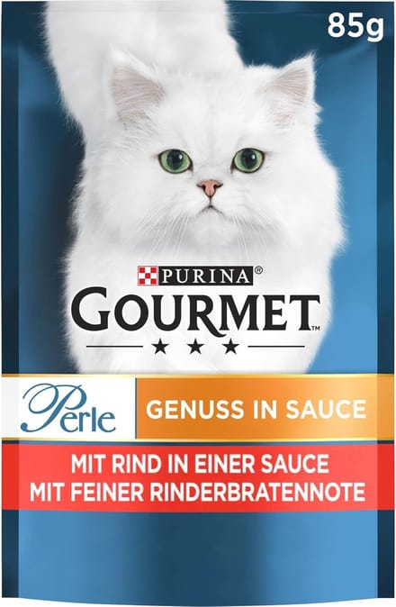 Kattenvoer in saus met rundvlees - 26 stuks (26 x 85 g)