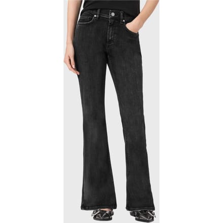 AllSaints Ember Stretch Jean Washed Black Größe: W28 | Ausgestellte Hosen Outlet | Damen | Schwarz