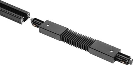 LEDVANCE TRACKLIGHT flexibele connector, zwart, optioneel