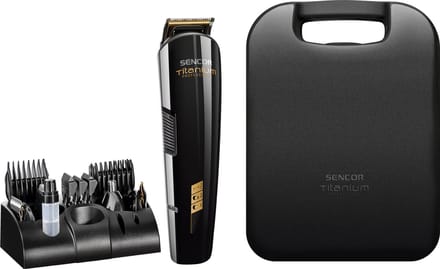 Tondeuse a cheveux professionnelle - SENCOR - SHP 8305BK - 12 accessoires - Noir