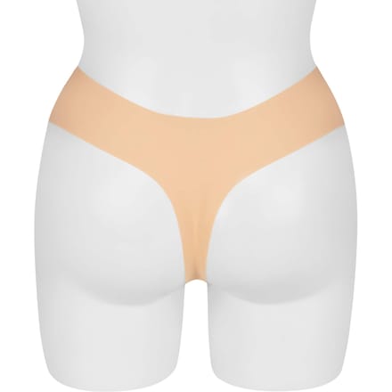 Bye Bra Onzichtbare String, naadloos ondergoed dames, string, seamless string, seamless ondergoed dames 2 Pack - Beige/Zwart, M