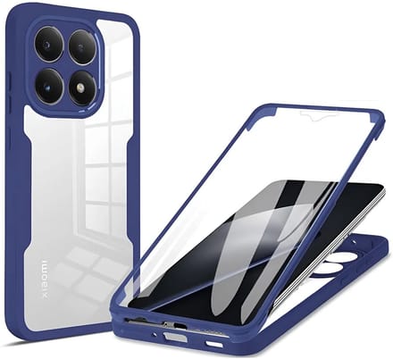 Hoesje geschikt voor Xiaomi 15T - Techsuit ColorVerse 360 Case met Screenprotector - Blauw