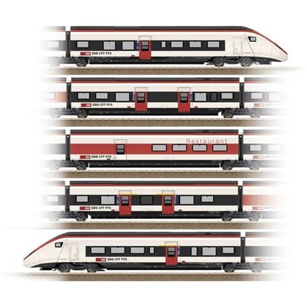 TRIX H0 25810 H0 hogesnelheidstreinstel Rabe 501 Giruno van de SBB
