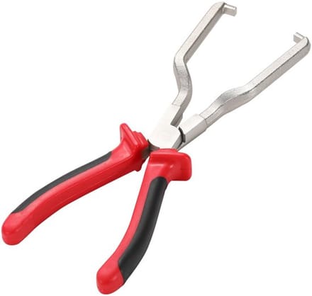 Allecto - Brandstofslang Ontkoppel Tangen - Rvs met Rubber Grip