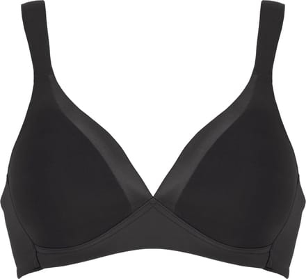 Naturana - Soft bh met glansband - 5119 - Zwart - 85B