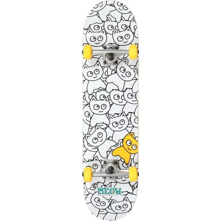 Complete skateboard Meow Skateboards Sticker Pile