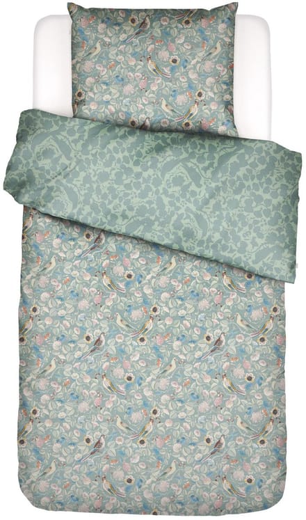 Essenza Aleste Dekbedovertrek Surf green - Eenpersoons – 140x200/220 cm