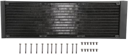 Waterkoeling - 12 Buizen - G1/4-schroefdraad, Warmtewisselaar voor PC (360 mm)