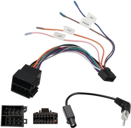 Autoradio Adapterkabel - ISO Stereo Kabelboom - Autoradio Installatie - Inclusief Antenne Adapter - 16-Pins