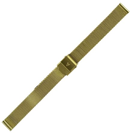 Renard Elite 25.5 Milanese Strap Mesh Goudkleurig - 12mm