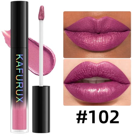 Pearly Lip Gloss Lila Paars – Langhoudende Shimmer Lipgloss met Parelmoerglans – Waterproof Lipgloss