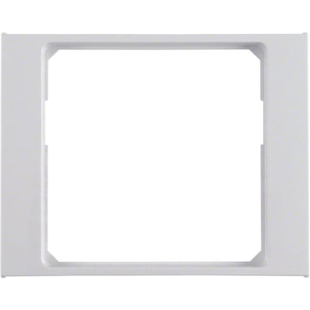 Hager Berker K1 Adapterring Voor Middenstuk 50x50 mm Wit Glanzend - 11087109 [2 stuks]