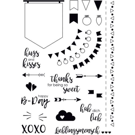 VBS Silicone stempel "Hugs and kisses"