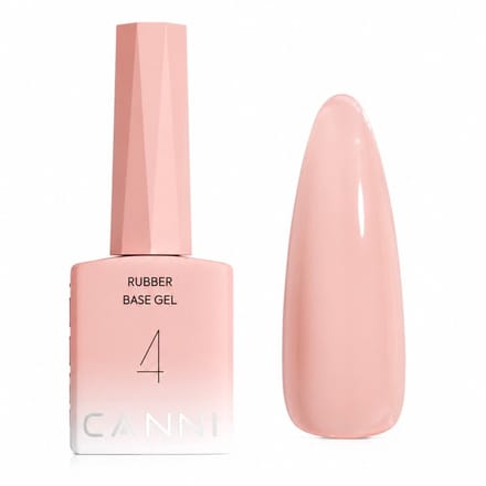 Canni - Rubberbase - 10 ml - HEMA-vrij - TPO-vrij - Rubber base - Rubber base coat - Rubber base gellak - Rubber base gel - Rubberbase gellak - Rubberbase clear
