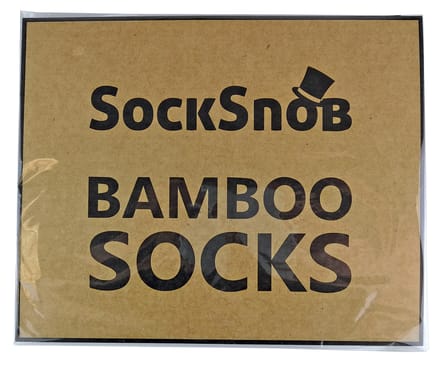 Set van 4 zachte, ademende bamboesokken voor heren - Wit