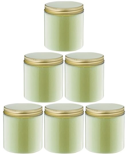 Scrubzout Zen Moment 300 gram - Pot met gouden deksel - set van 6 stuks - Hydraterende Lichaamsscrub