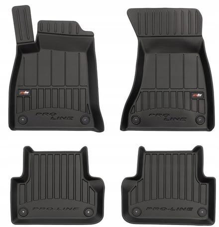 Frogum No.77 - Automatmatten passend voor Audi A4 B9 2015-2023 - 3D Korfmodel - TPE Rubber - Zwart