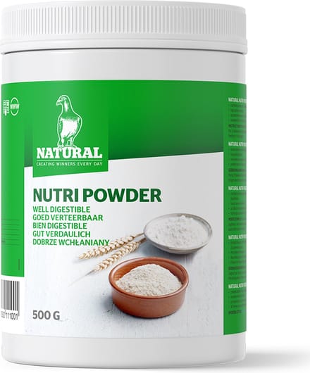 Natural Nutri-powder+ 500g - voor postduiven