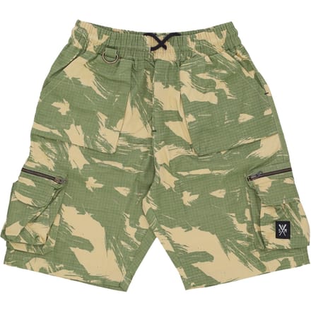 Cargoshort voor heren, camouflage