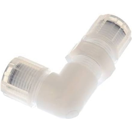 10x8mm & PFA L-Vorm Knelfitting Binnendraad Schotdoorvoer 10bar