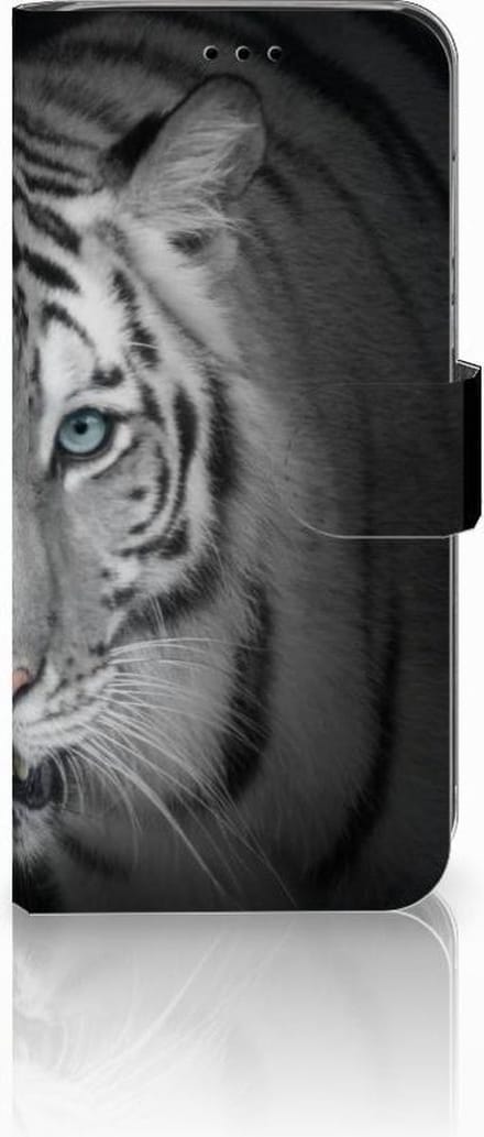 Huawei P20 Lite Telefoonhoesje met Pasjes Tijger
