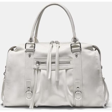 Stradivarius Maxi bowling schoudertas  Ecru OS
