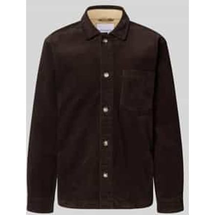 Regular fit overshirt met kentkraag model 'Superflex'