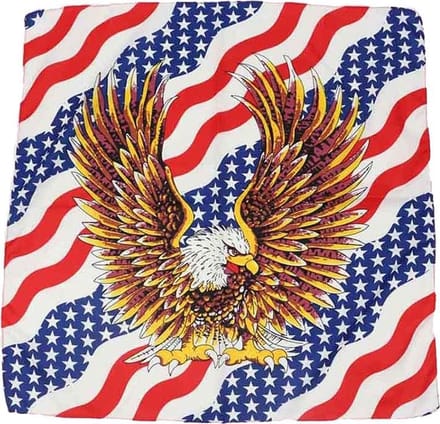 Bandana/Doek Adelaar/Amerikaanse Vlag 50x50
