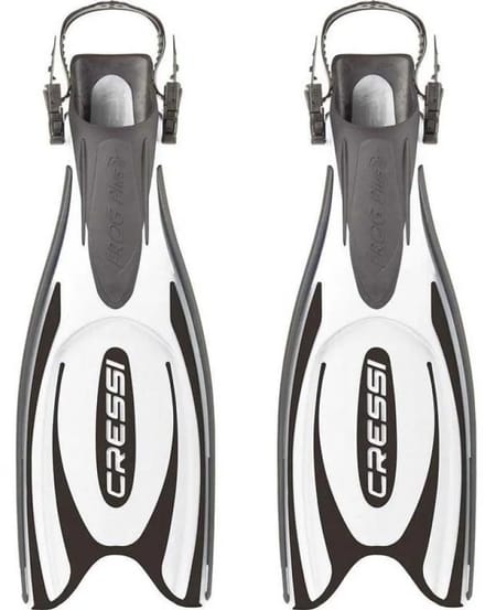 CRESSI FROG PLUS-BLACK/WHITE L/XL