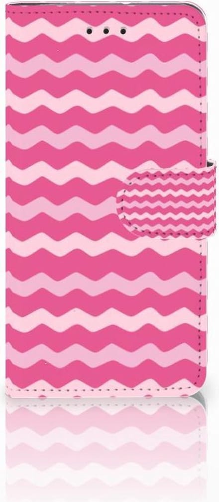 Motorola Moto G7 Play Telefoon Hoesje Waves Pink
