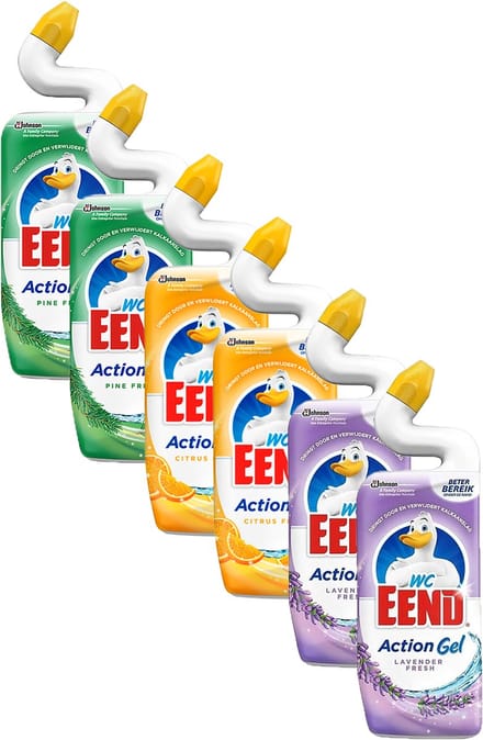 Wc Eend voordeelpakket - Pine 2 x 750ml - Citrus 2 x 750ml - Lavendel 2 x750 ml