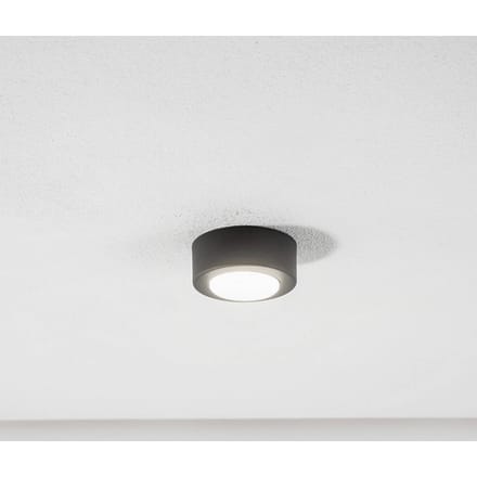 HELAM SPOT 53 plafondspot, zwart, Ø 11,5 cm, metaal, GX53