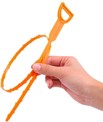 Afvoerreiniger voor haarwasbak en afvoer - 52 cm
