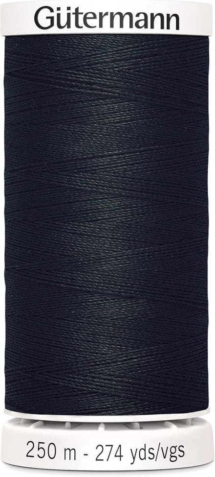 Stevig Naaigaren Polyester 250m Zwart - Geschikt voor Hand en Machine