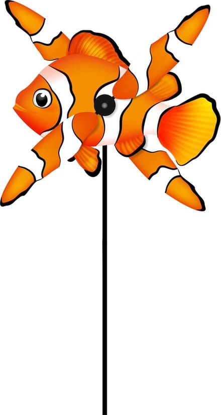Windvanger HQ Paddle Spinner Clownfish 100726 Oranje 49 x 117 cm